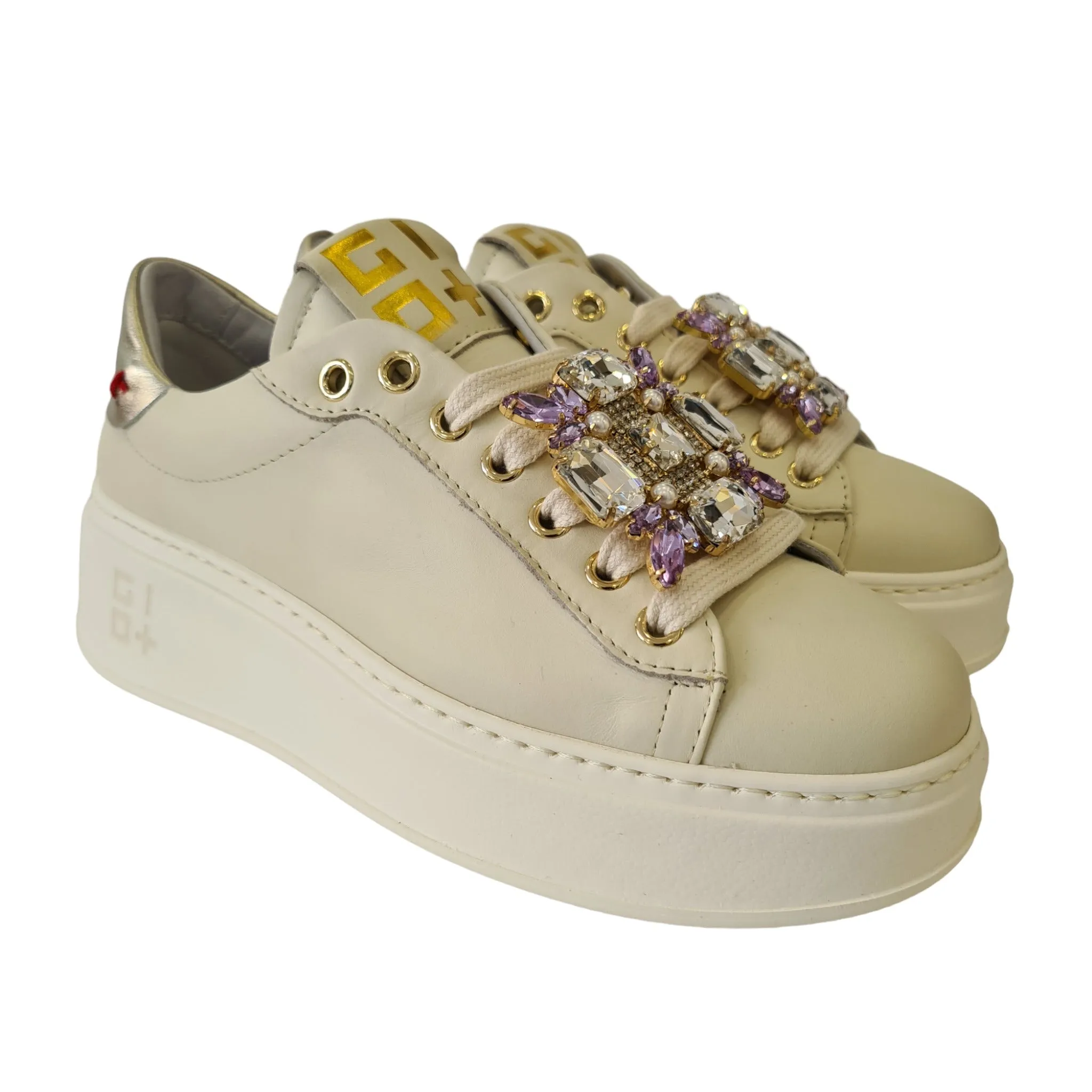 Gio  Sneakers Beige Donna Rif.12