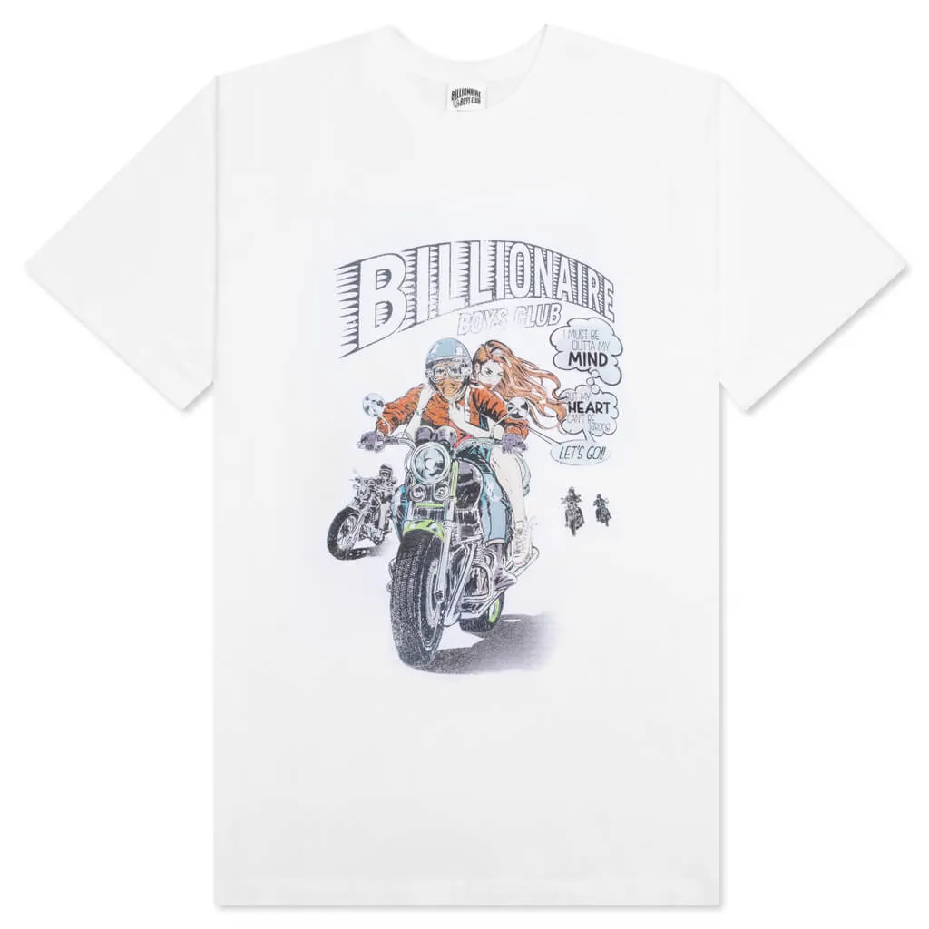 Go Moto S/S Tee - Bleach White