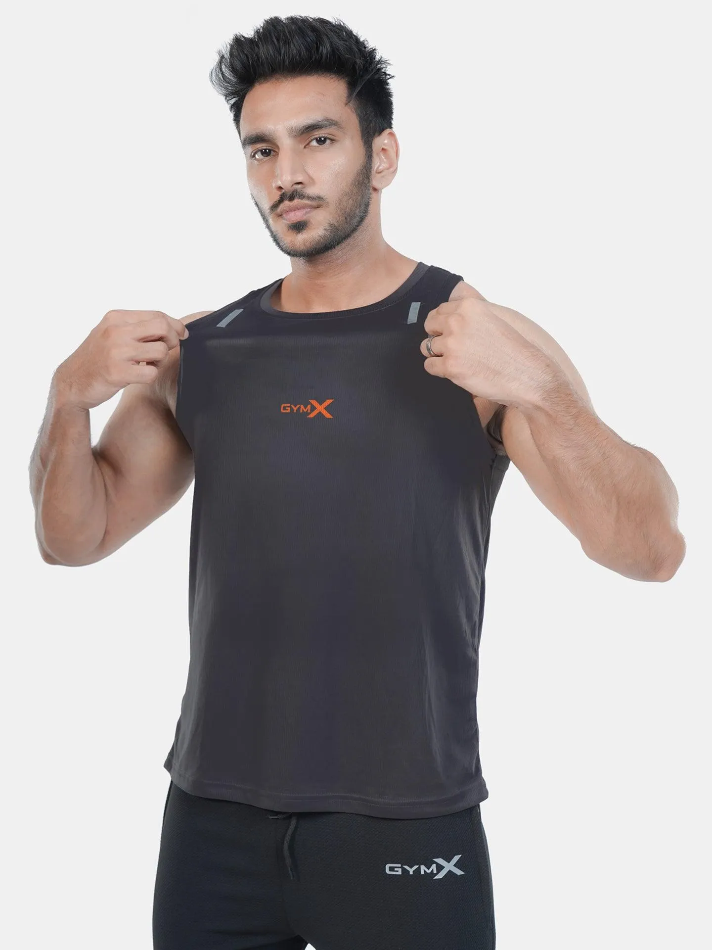 GymX Ultra Lite Tank: Bullet Grey - Sale