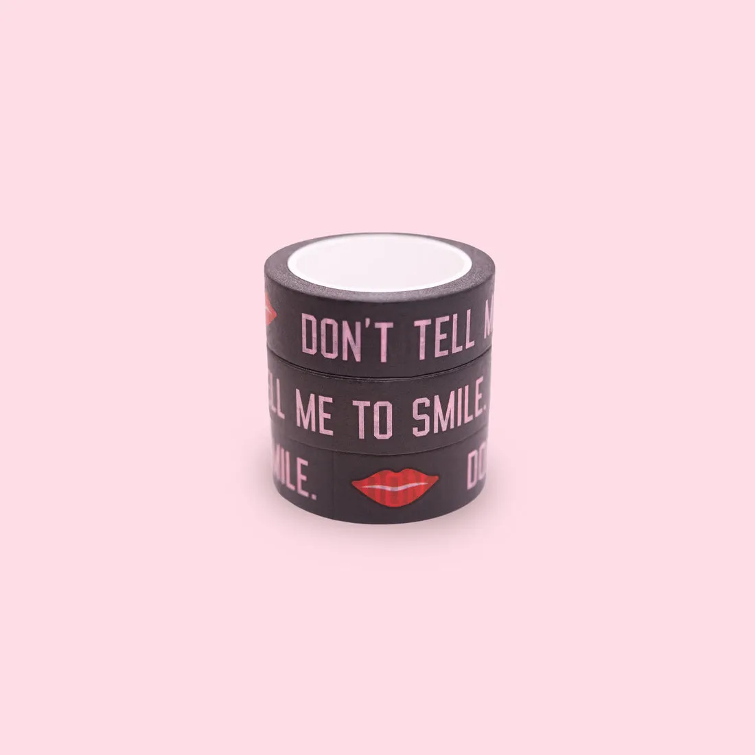 Hellcats USA Washi Style Paper Tape - Don’t tell me to smile