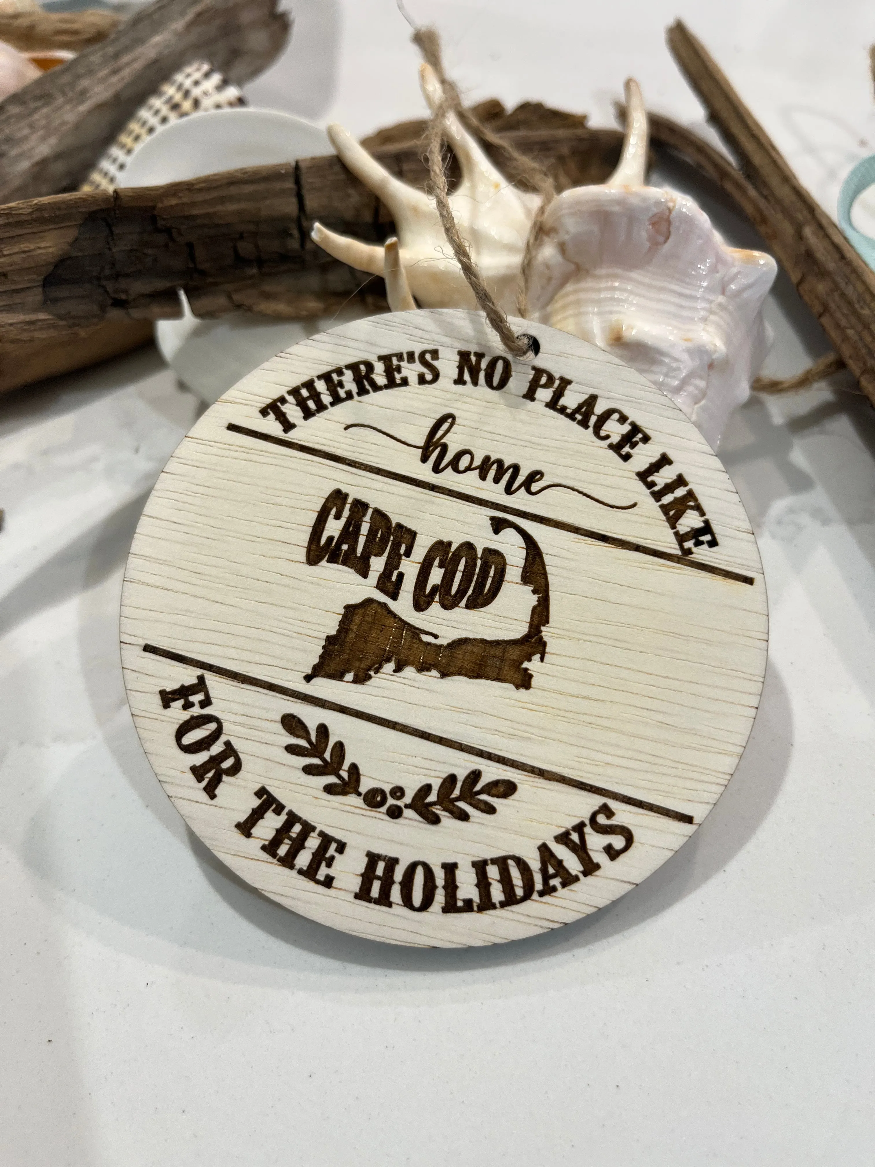 Home for the Holidays Cape Cod Ornament