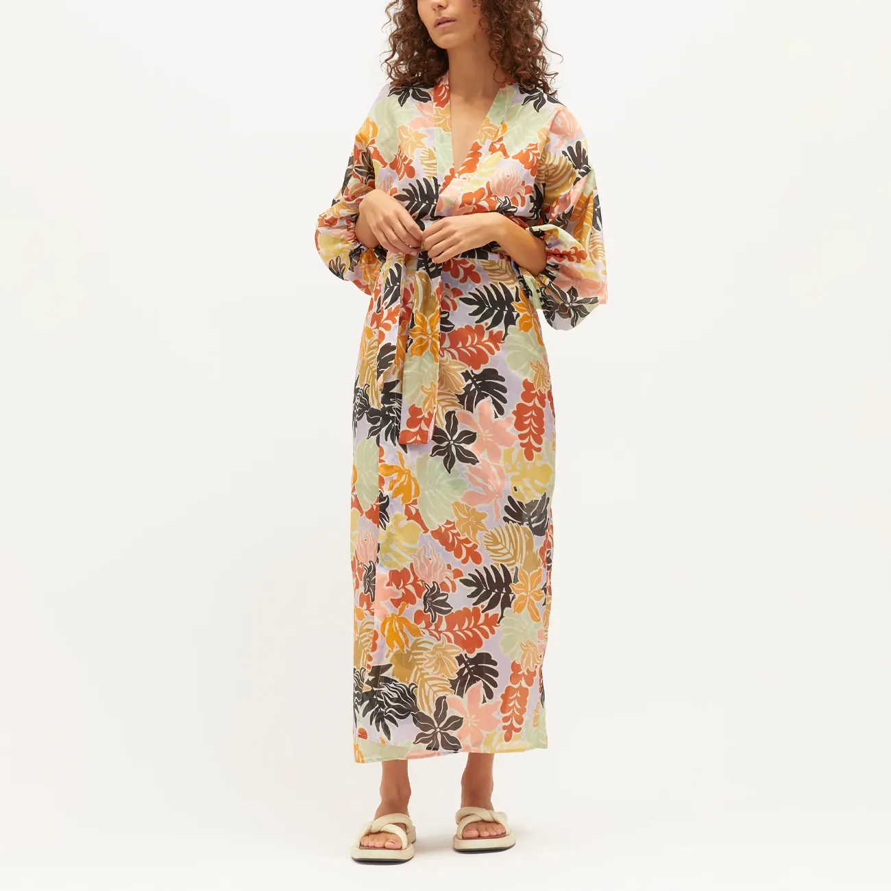 ISABEL WRAP DRESS LOUISE FLORAL