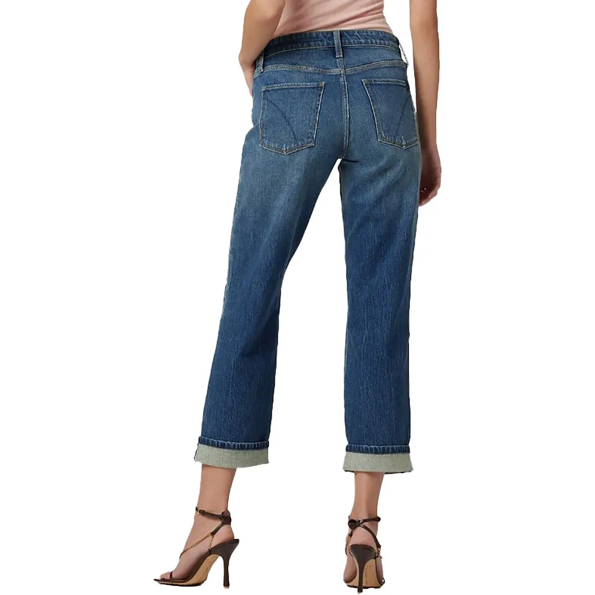 Joe's Womens The Niki Mid-Rise Distressed Boyfriend Jeans