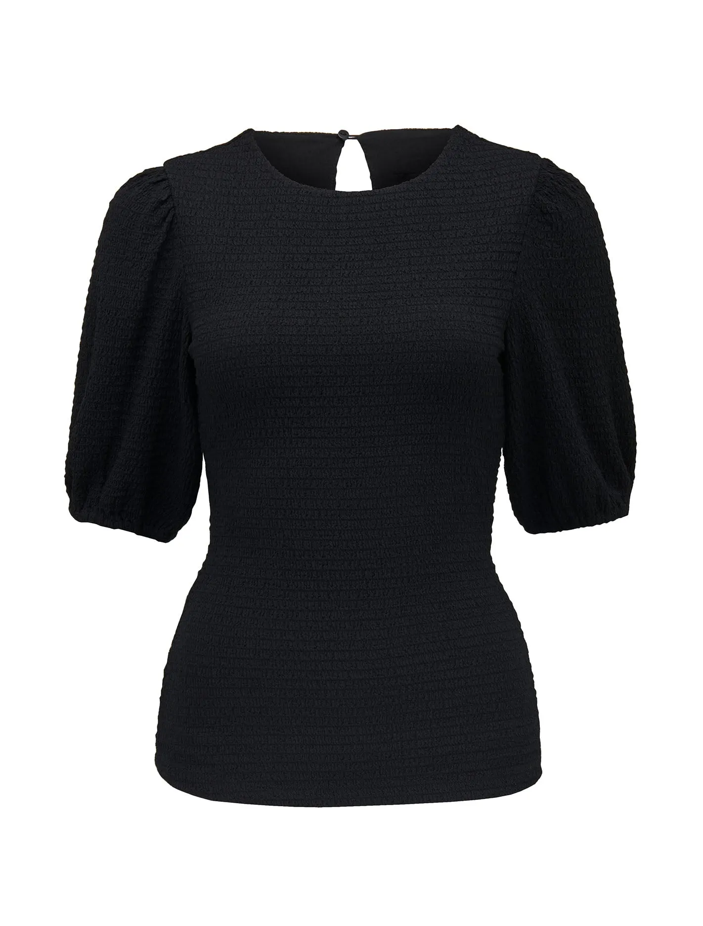 Jolanta Textured Puff Sleeve Top