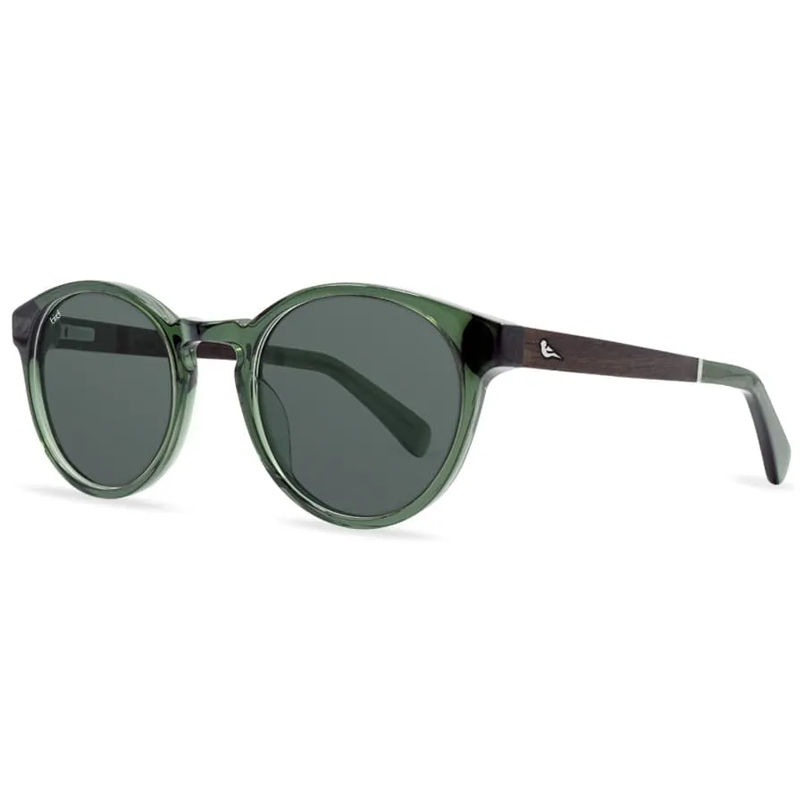 Kaka Sustainable Bio-Acetate Sunglasses | Olive Green