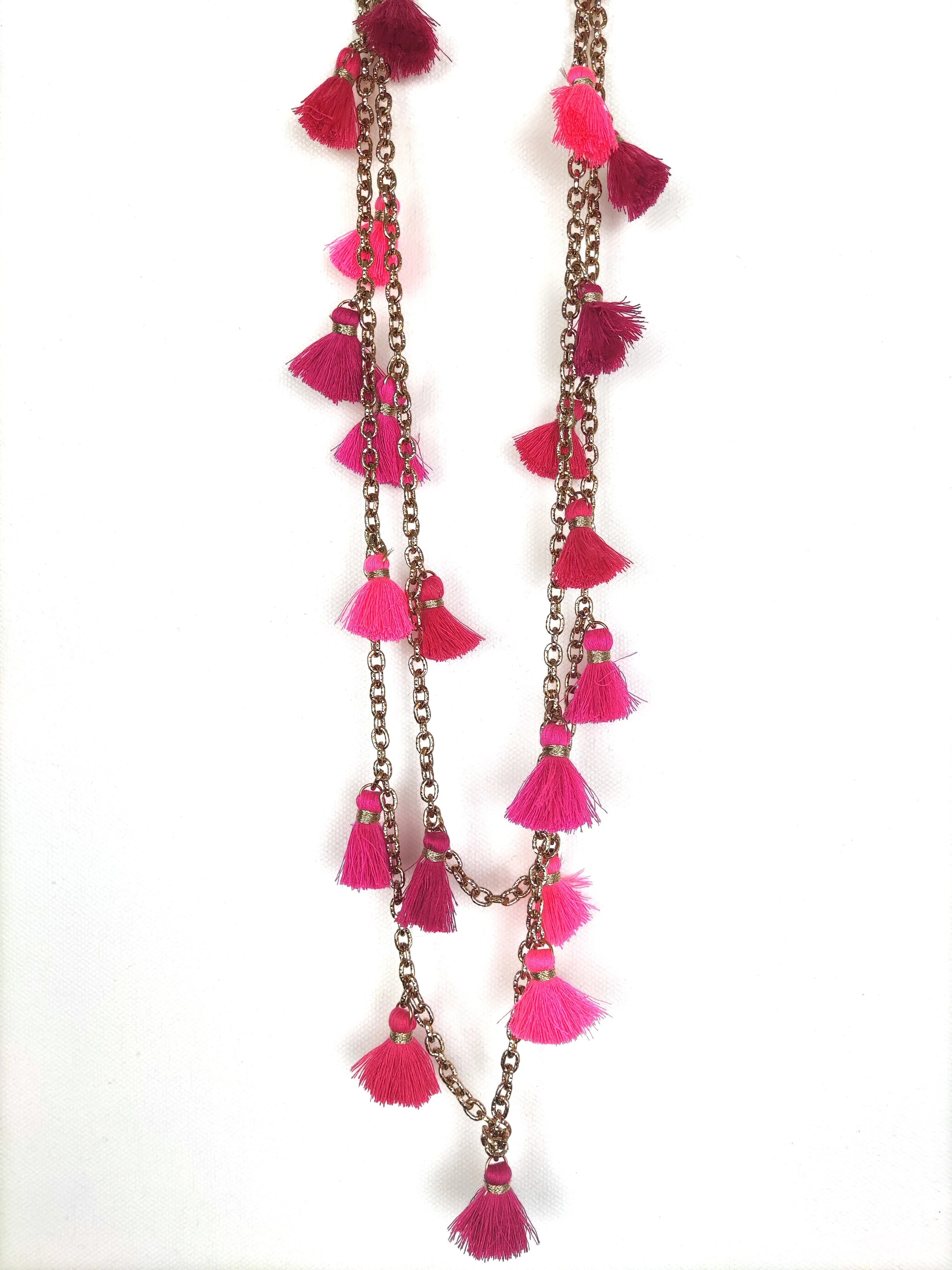 KETTE TASSLES PINK