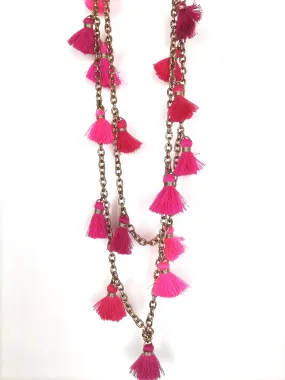 KETTE TASSLES PINK