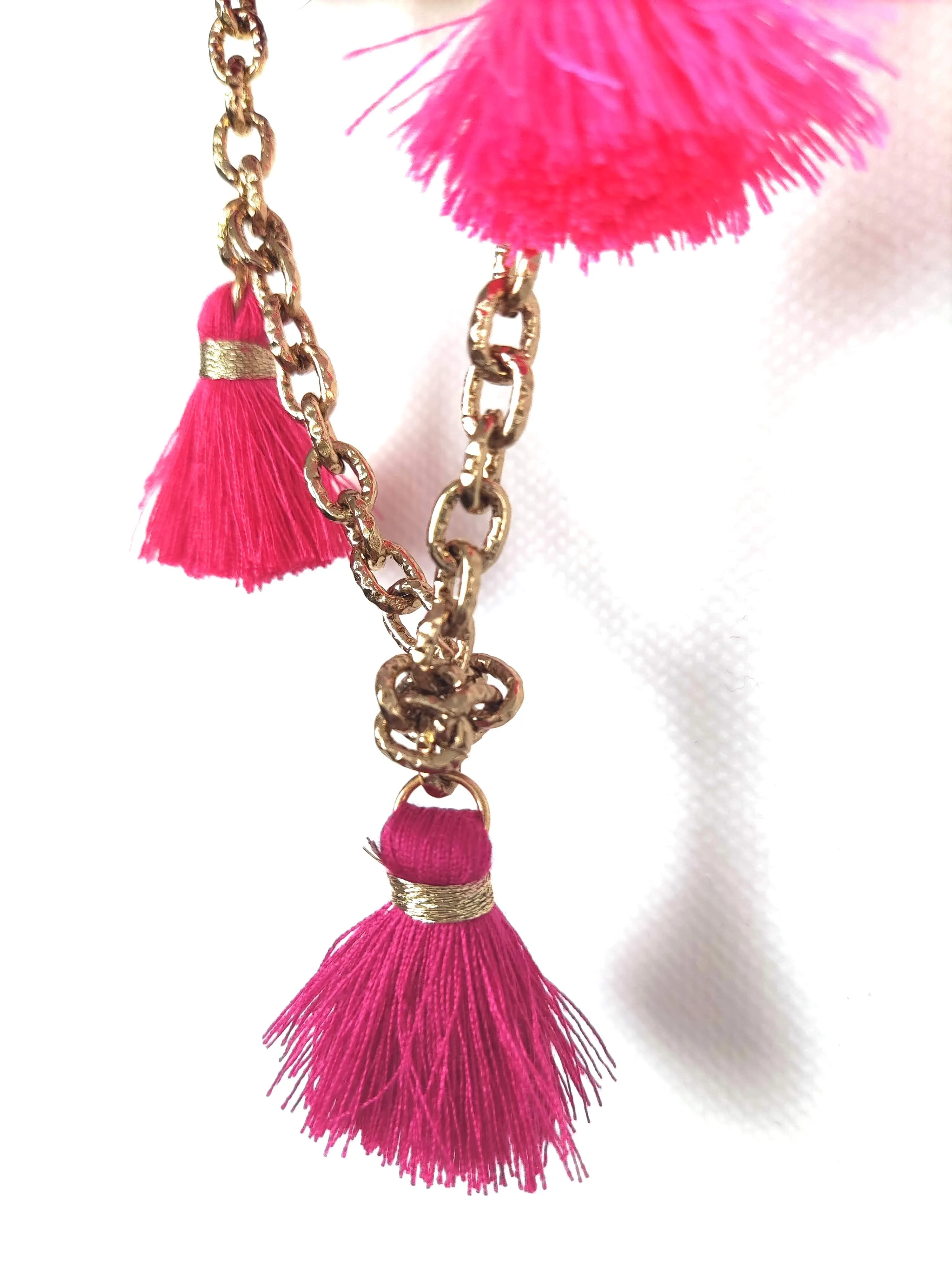 KETTE TASSLES PINK