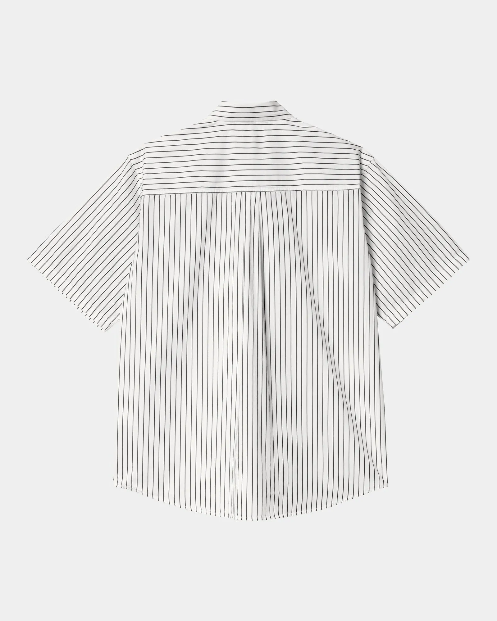 Linus Stripe Short Sleeve Shirt | Black