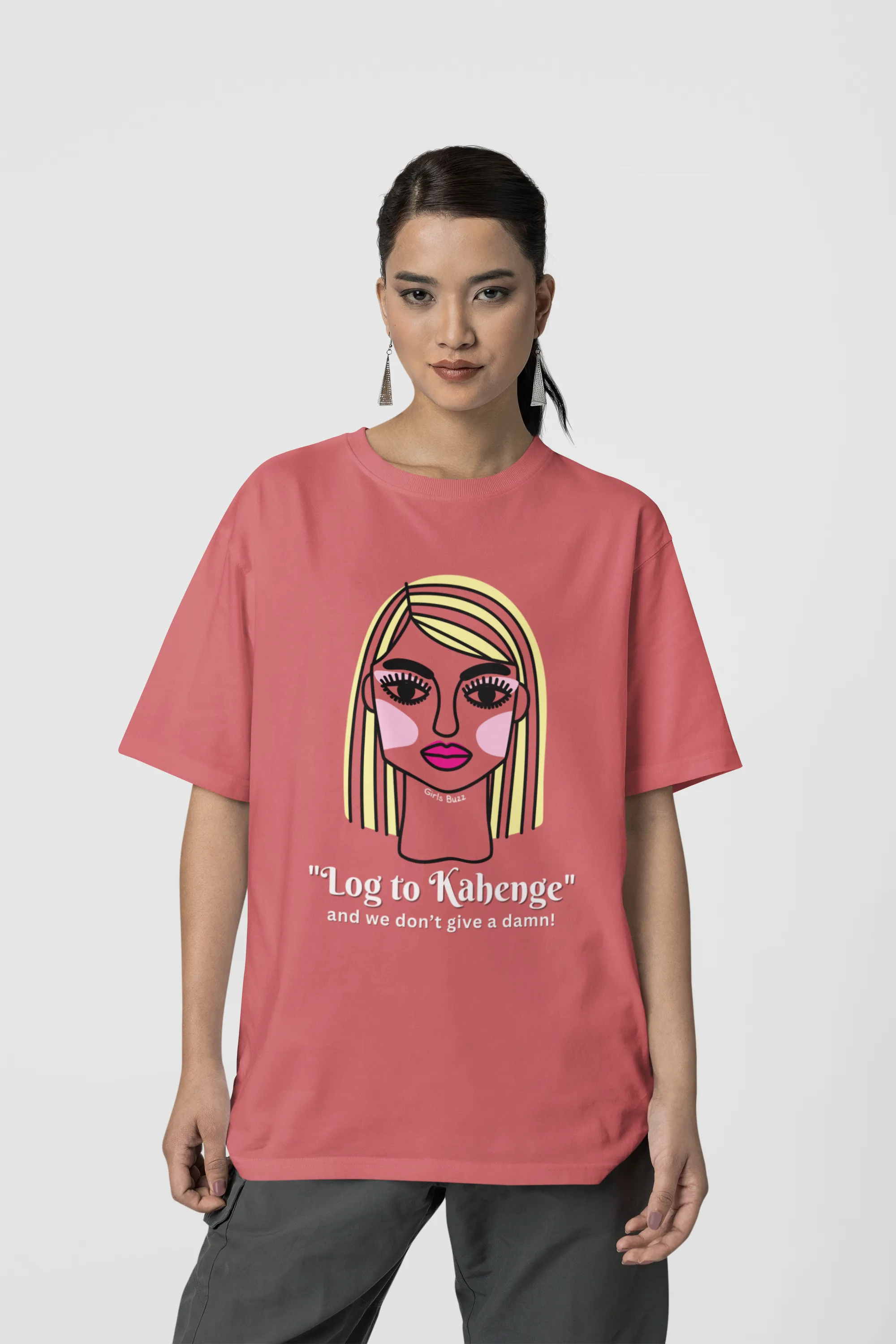 Log To Kahenge Oversized T-shirt