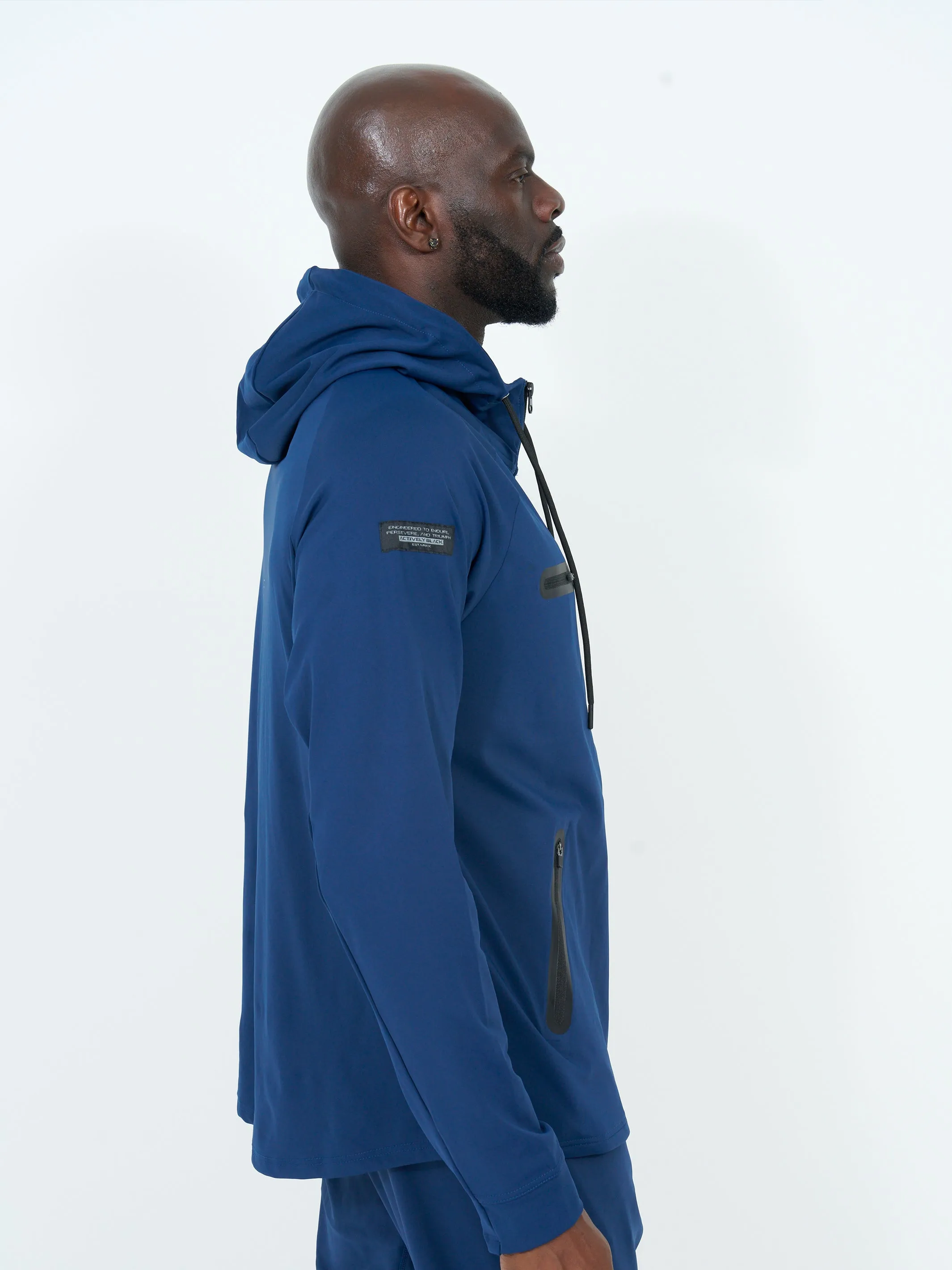 Men's Color Performance Zipper Hoodie