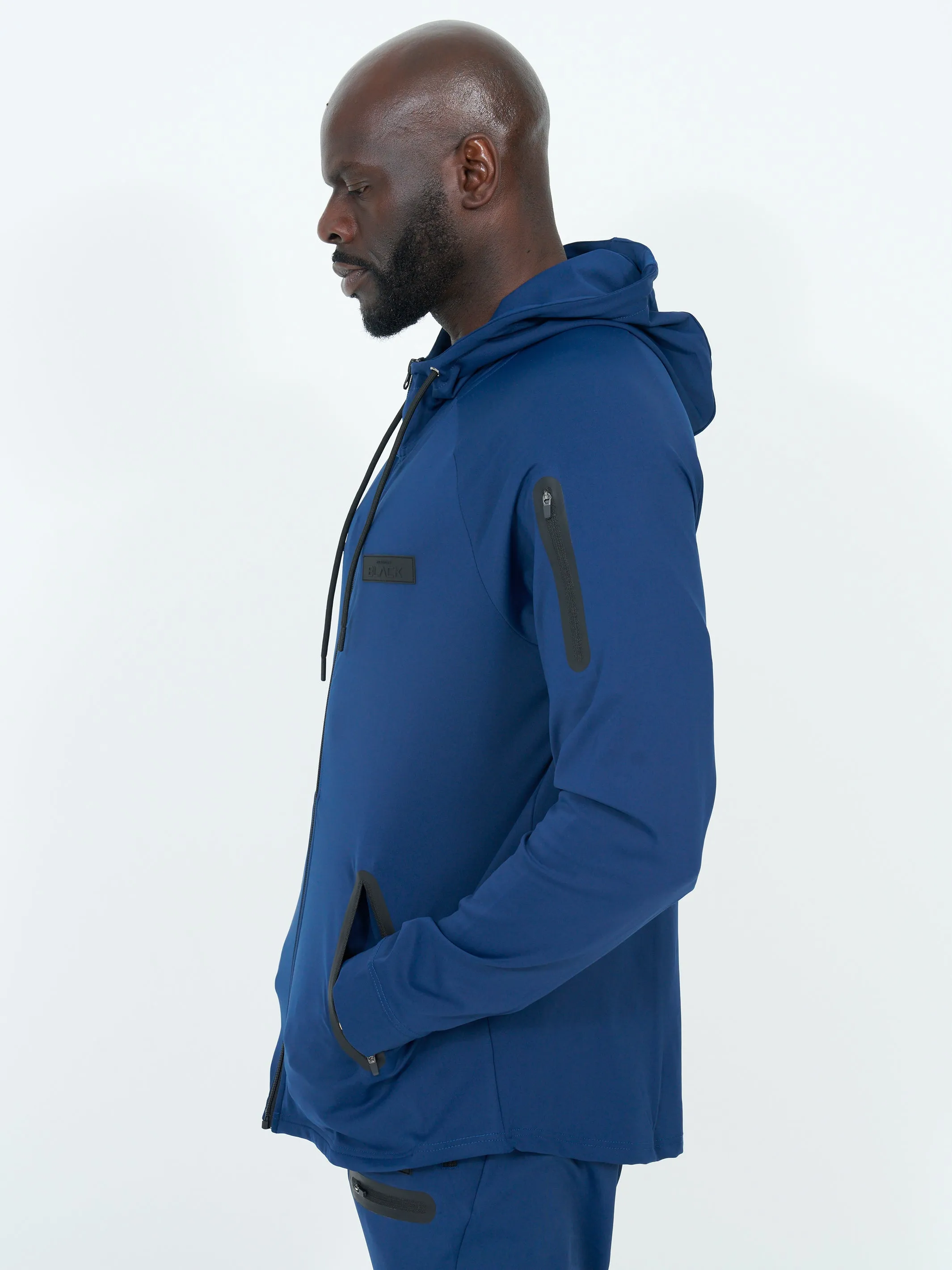 Men's Color Performance Zipper Hoodie