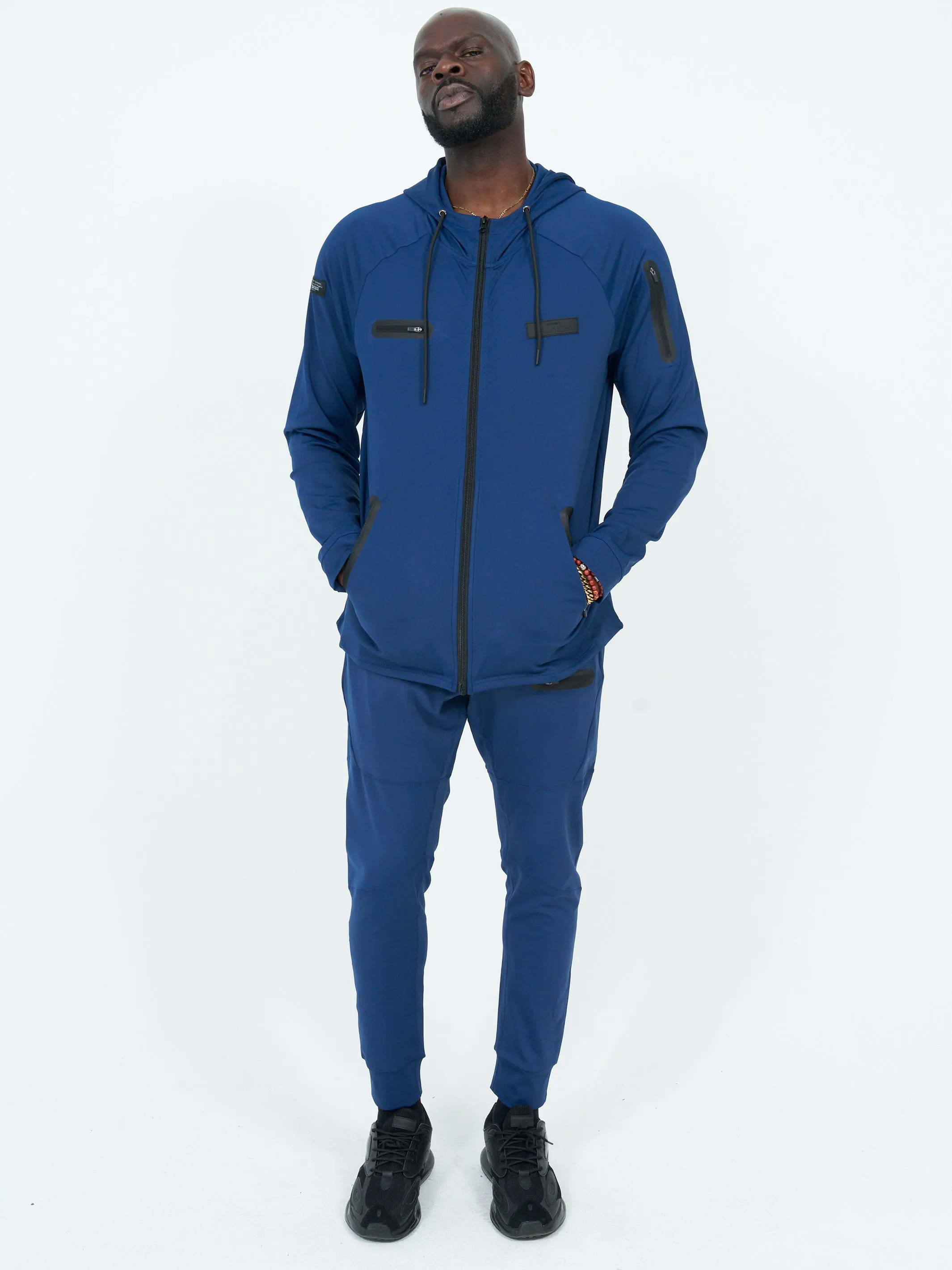 Men's Color Performance Zipper Hoodie