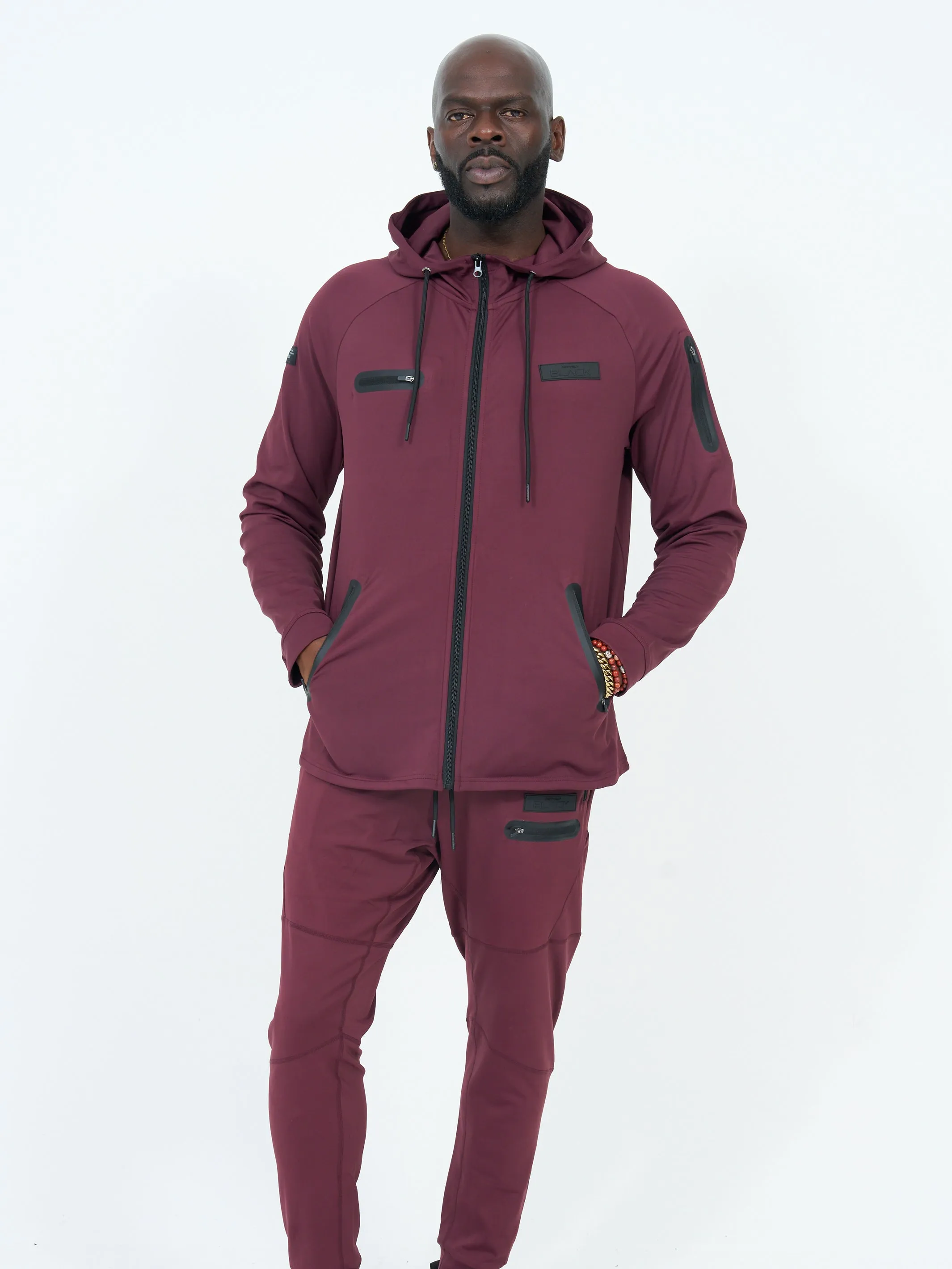 Men's Color Performance Zipper Hoodie