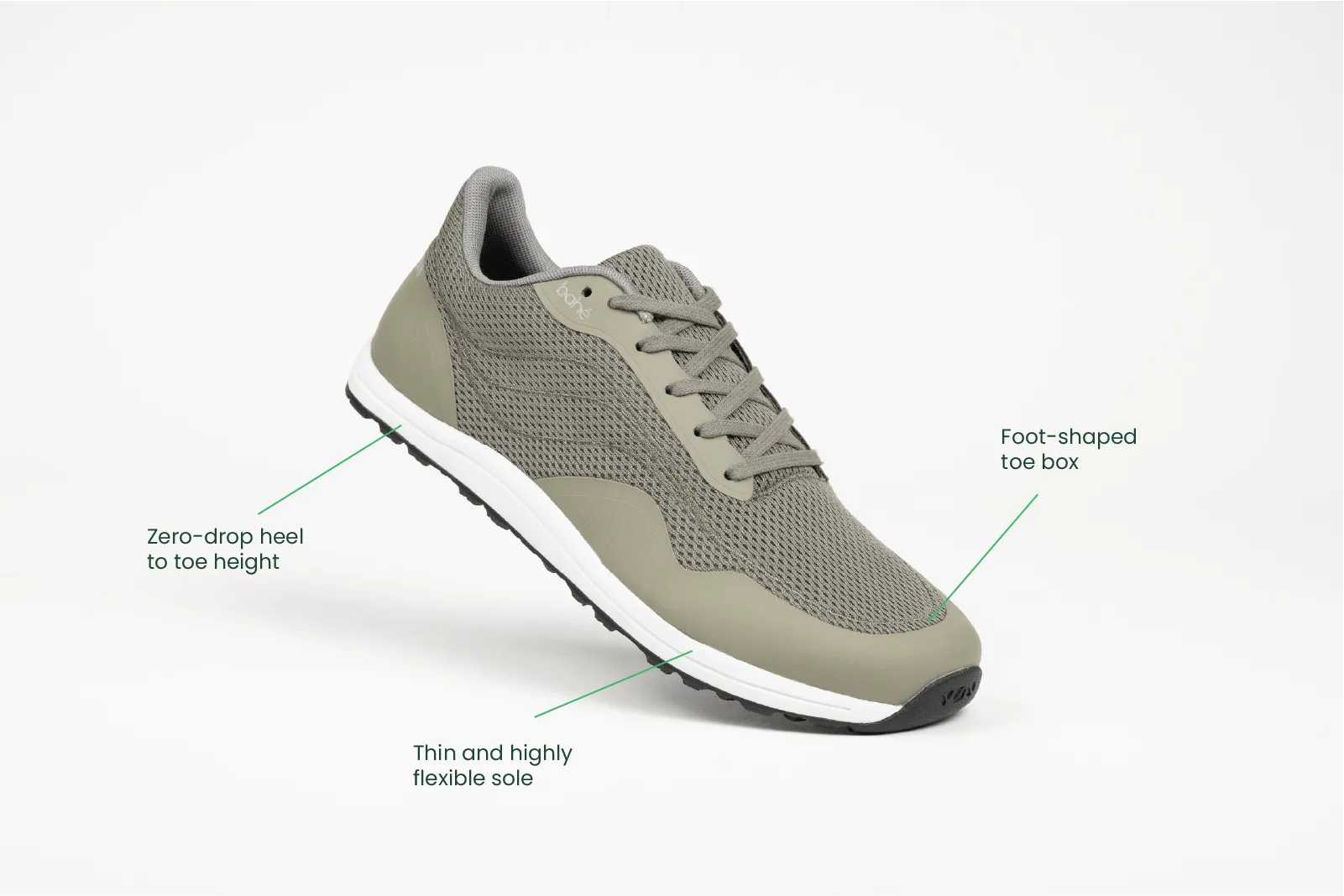 Men's Revive Grounding Barefoot Vegan Sneakers | Forest