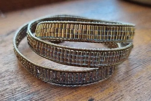 Milano bronze wrap bracelet