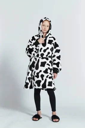 My Snuggy - Baby Monochrome Cow Oversized Blanket Hoodie