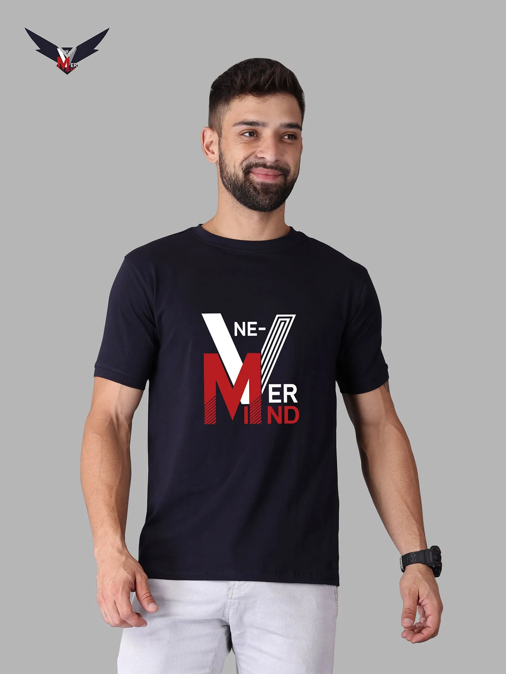 Never Mind Crew Neck T-shirt