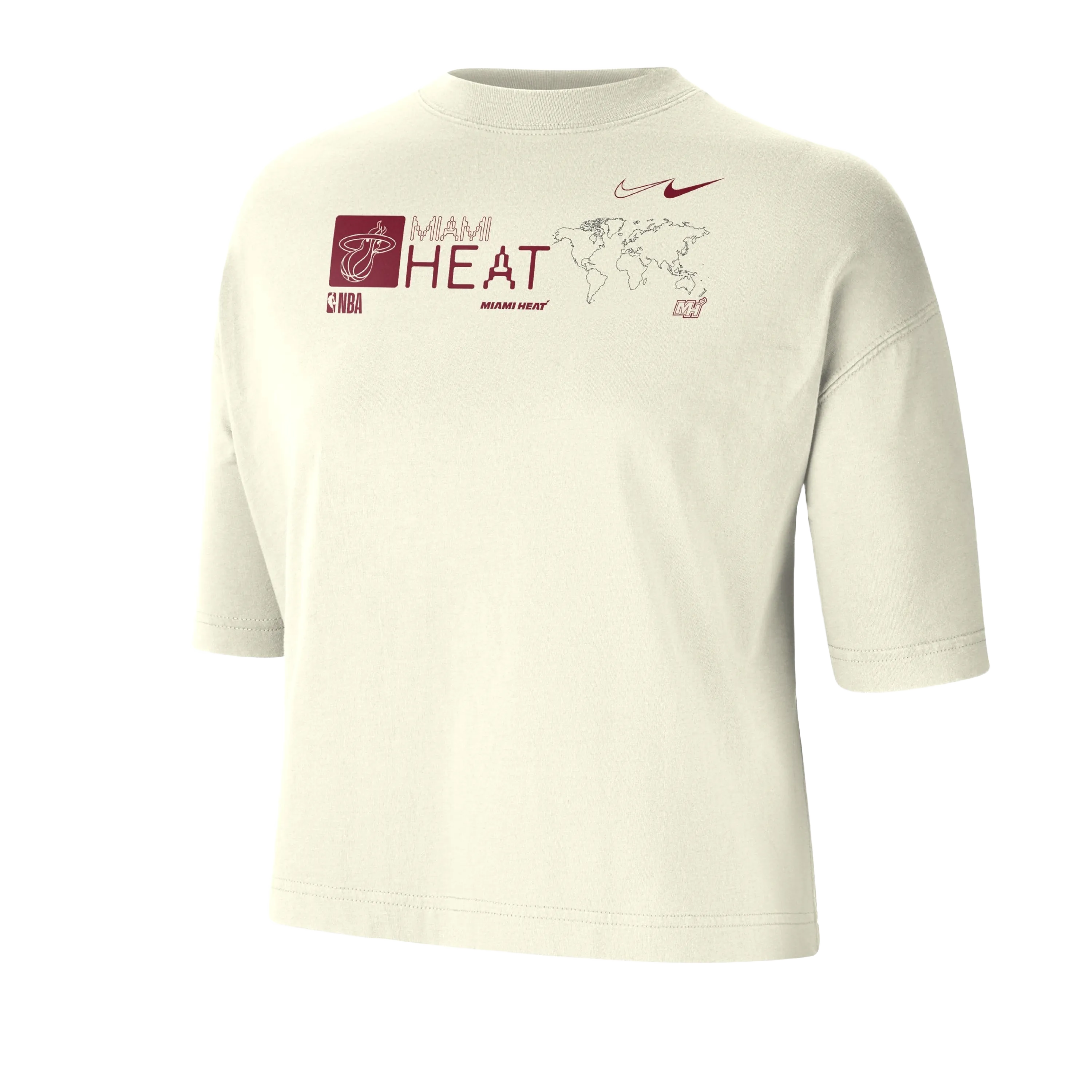 Nike Miami HEAT Global Women's Boxy Crop Tee