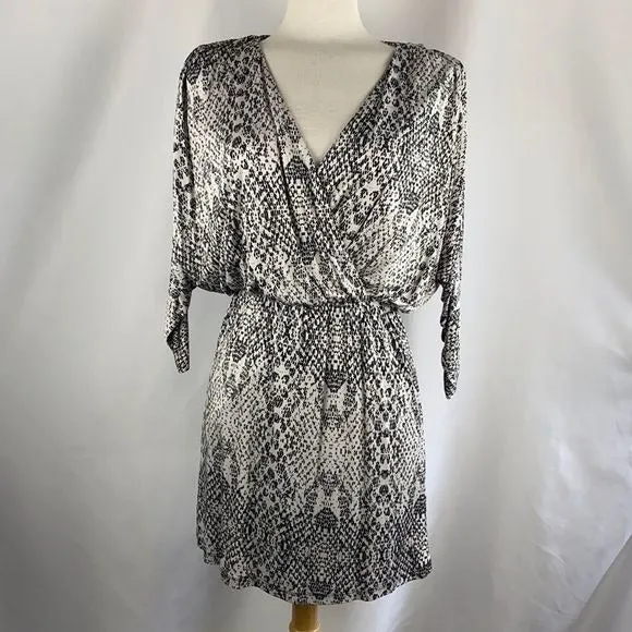 NWTParkerBlack Print Wrap Dress