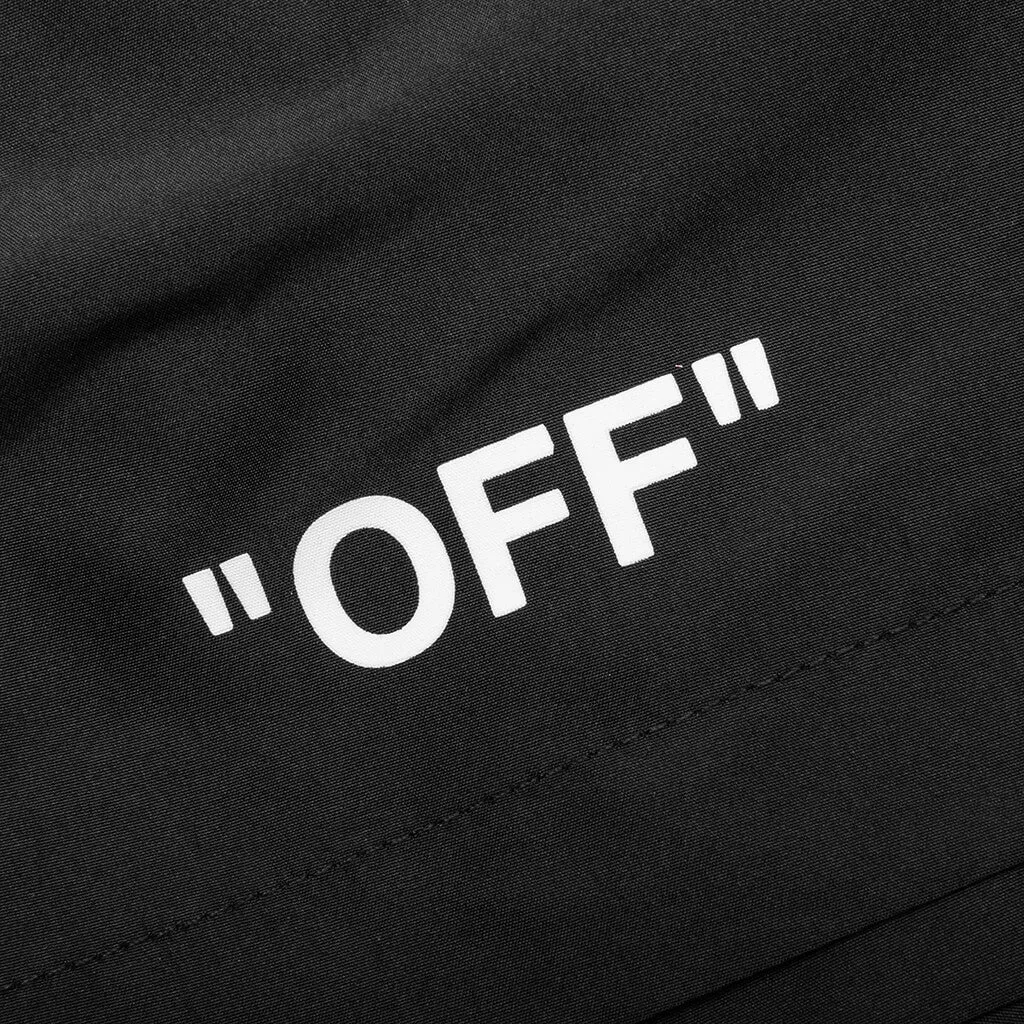 Off Quote Swimshorts - Black/White