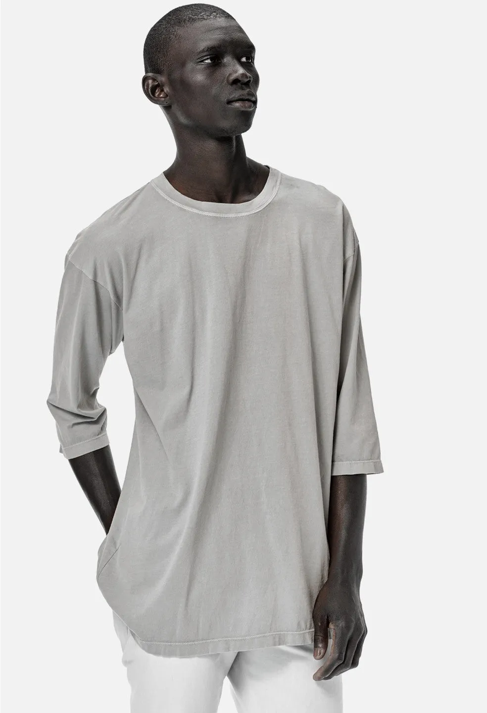 Oversized 3/4 Sleeve Tee / Clay