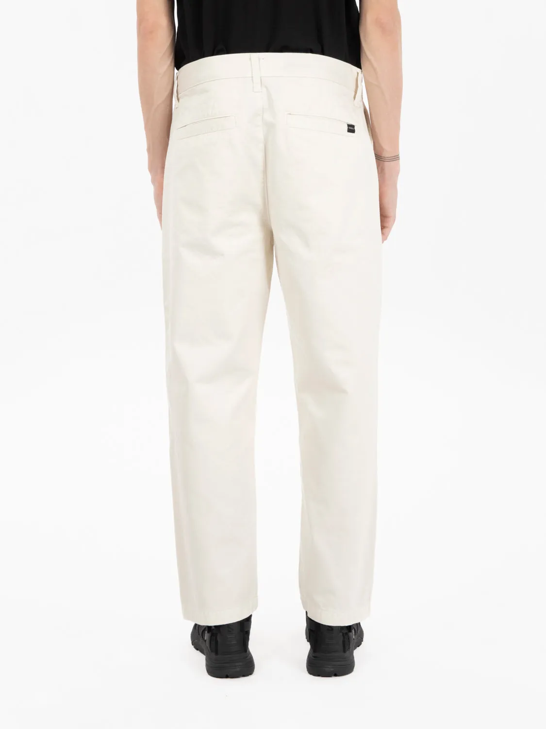 Pantaloni Jaga loose whisper white