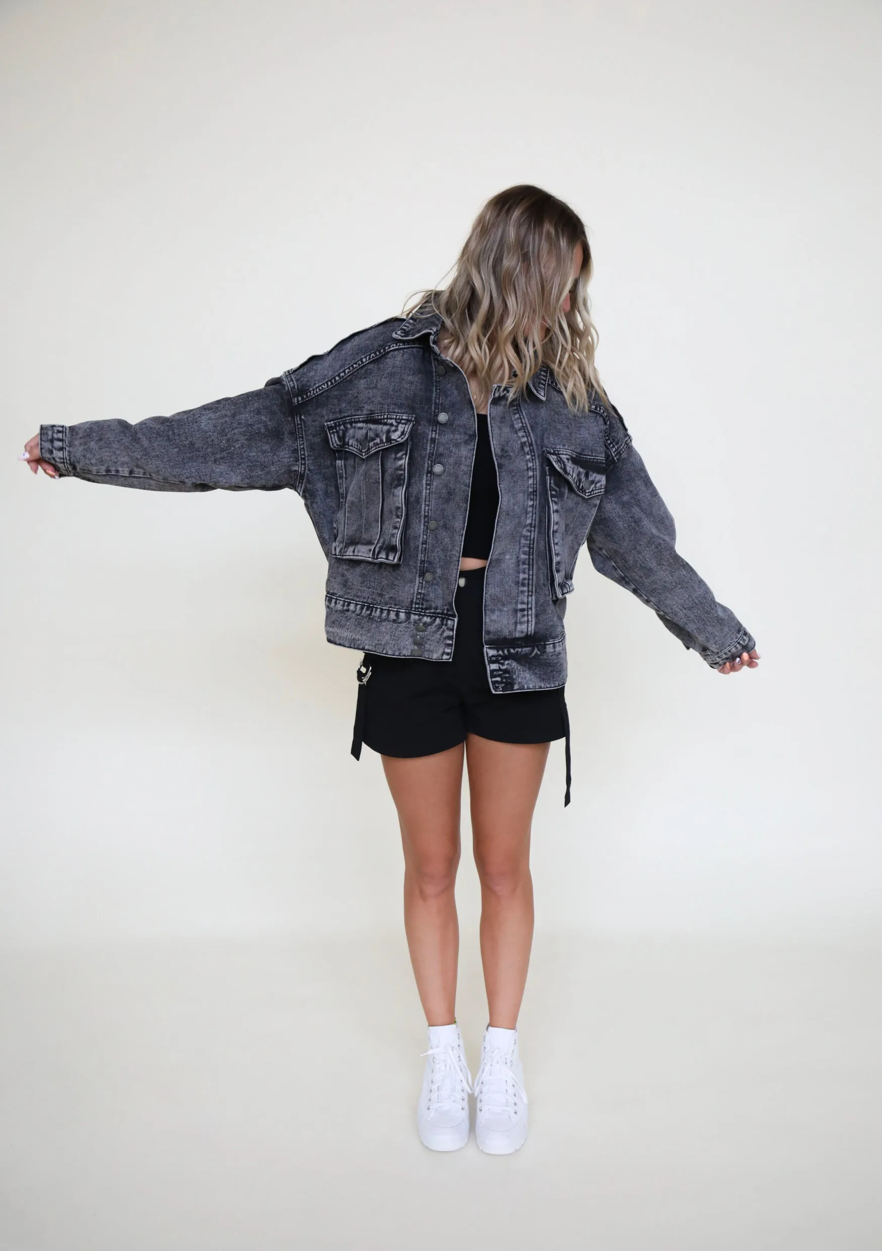 Parkside Cargo Oversized Jean Jacket