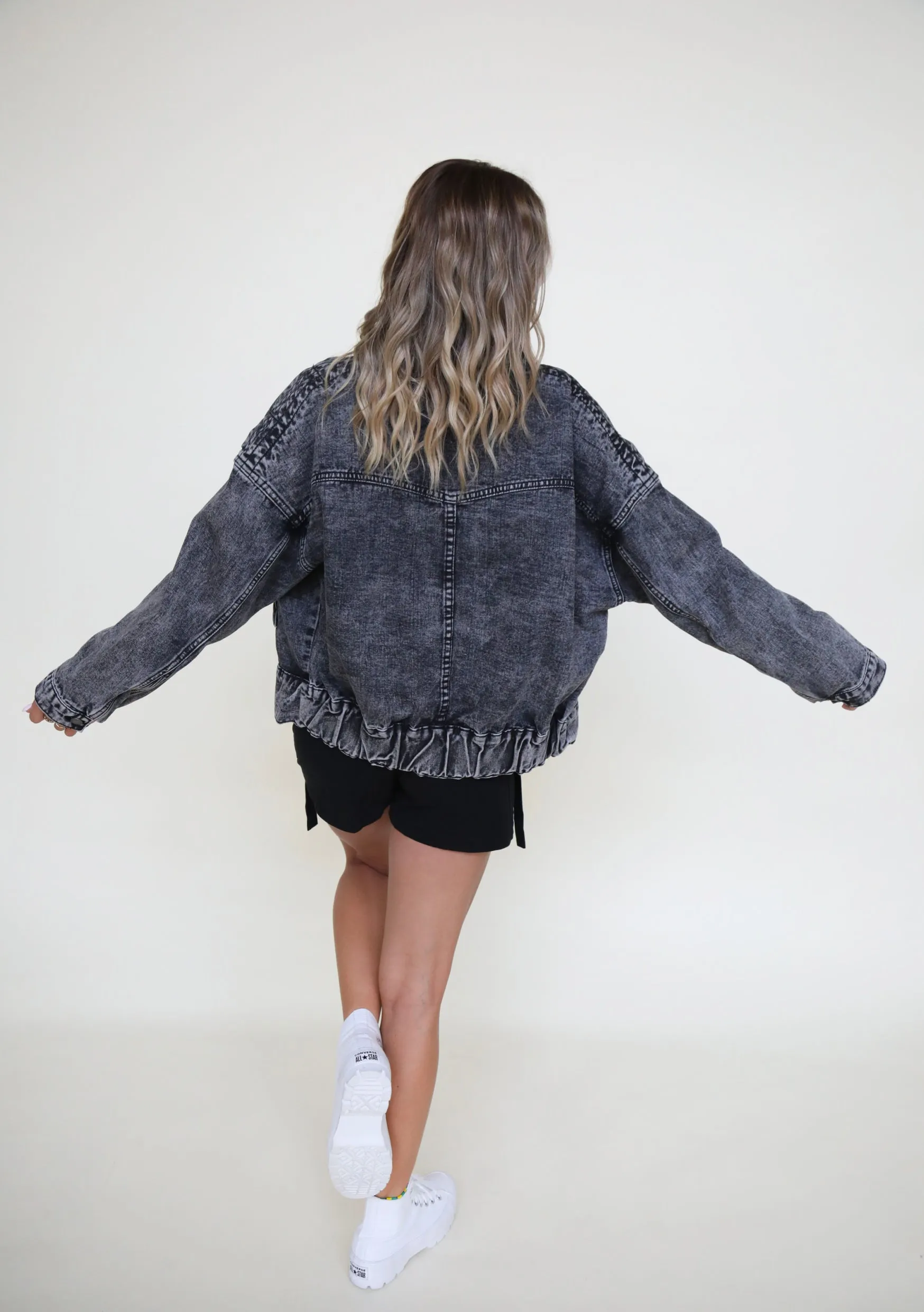 Parkside Cargo Oversized Jean Jacket