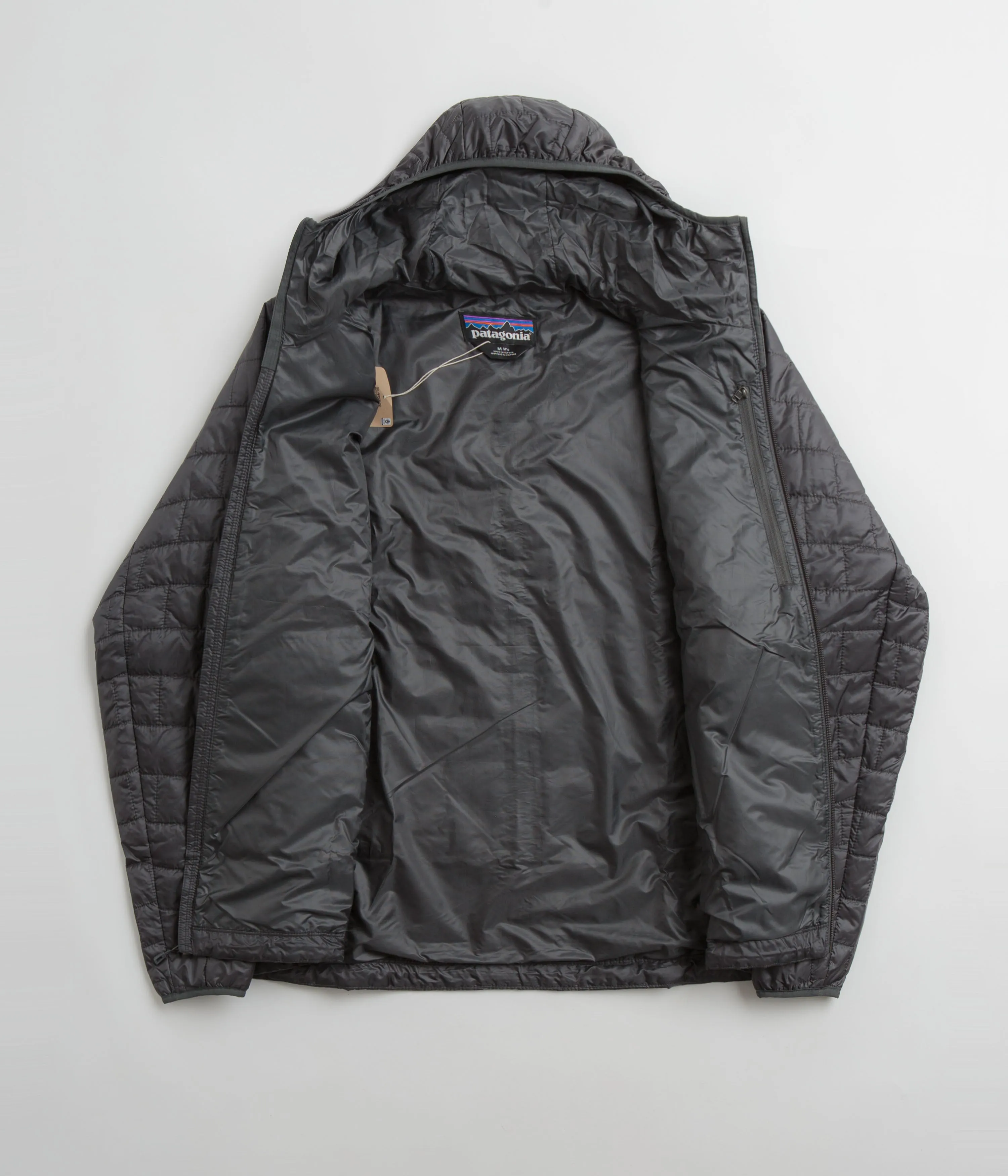 Patagonia Nano Puff Hooded Jacket - Forge Grey