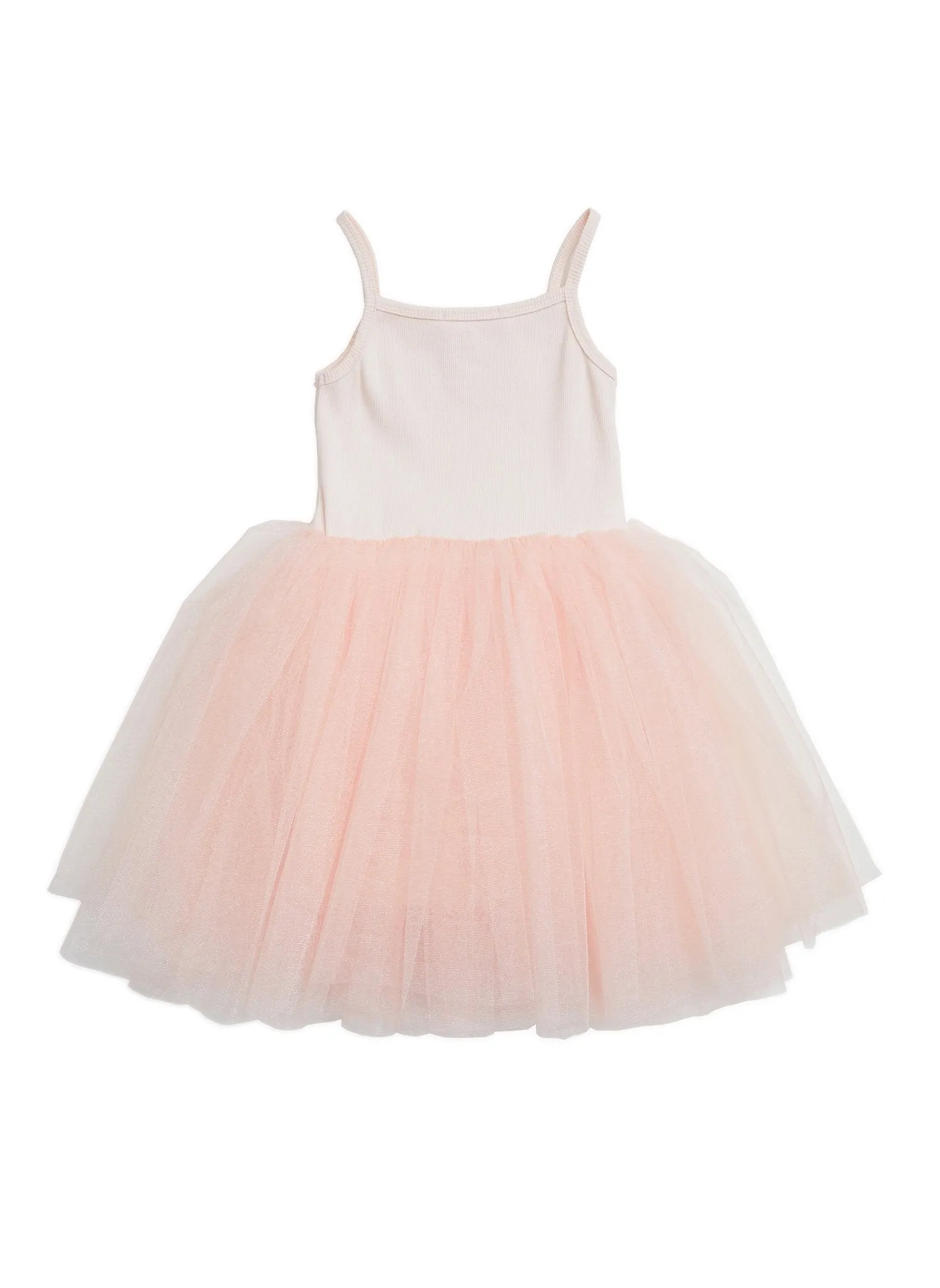 Petite Hailey Feather Tutu Dress in Pink