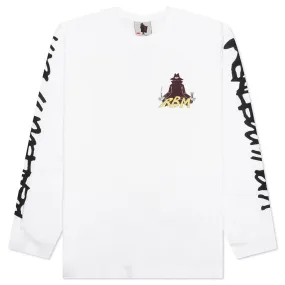 Piano Meditation L/S Tee - White