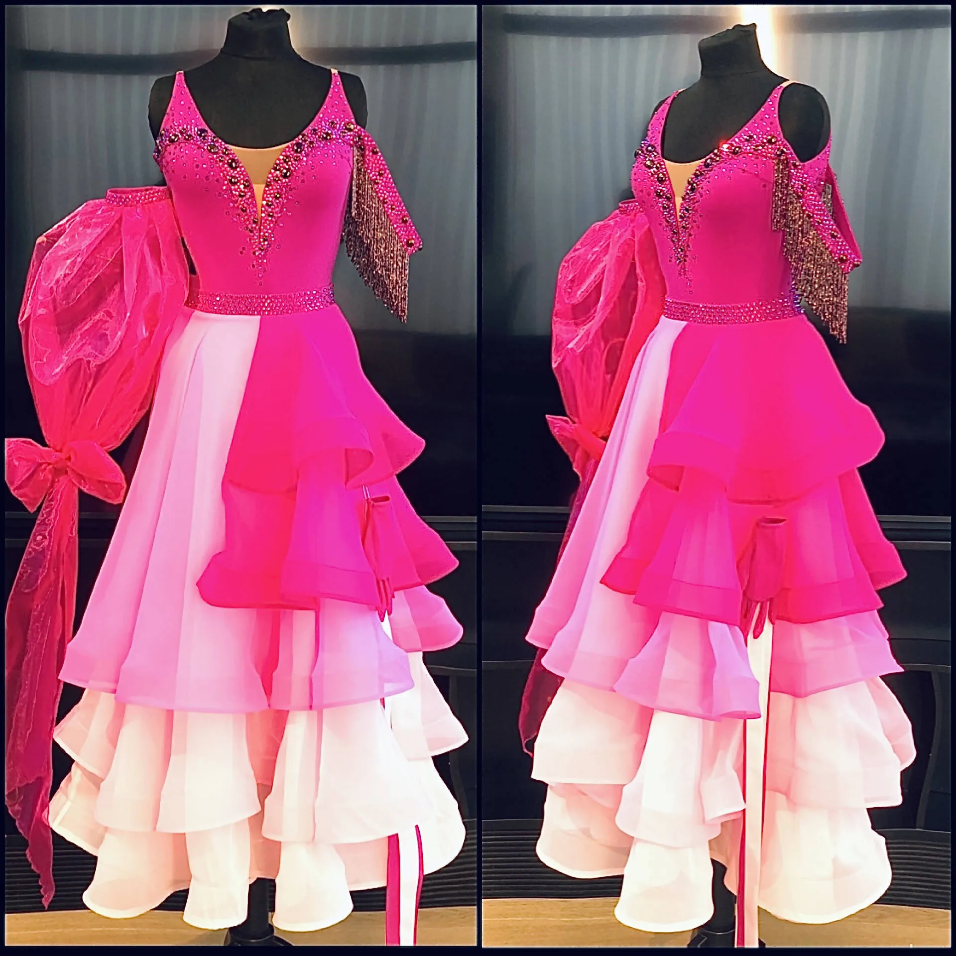 Pink Degrade Ballroom Dress