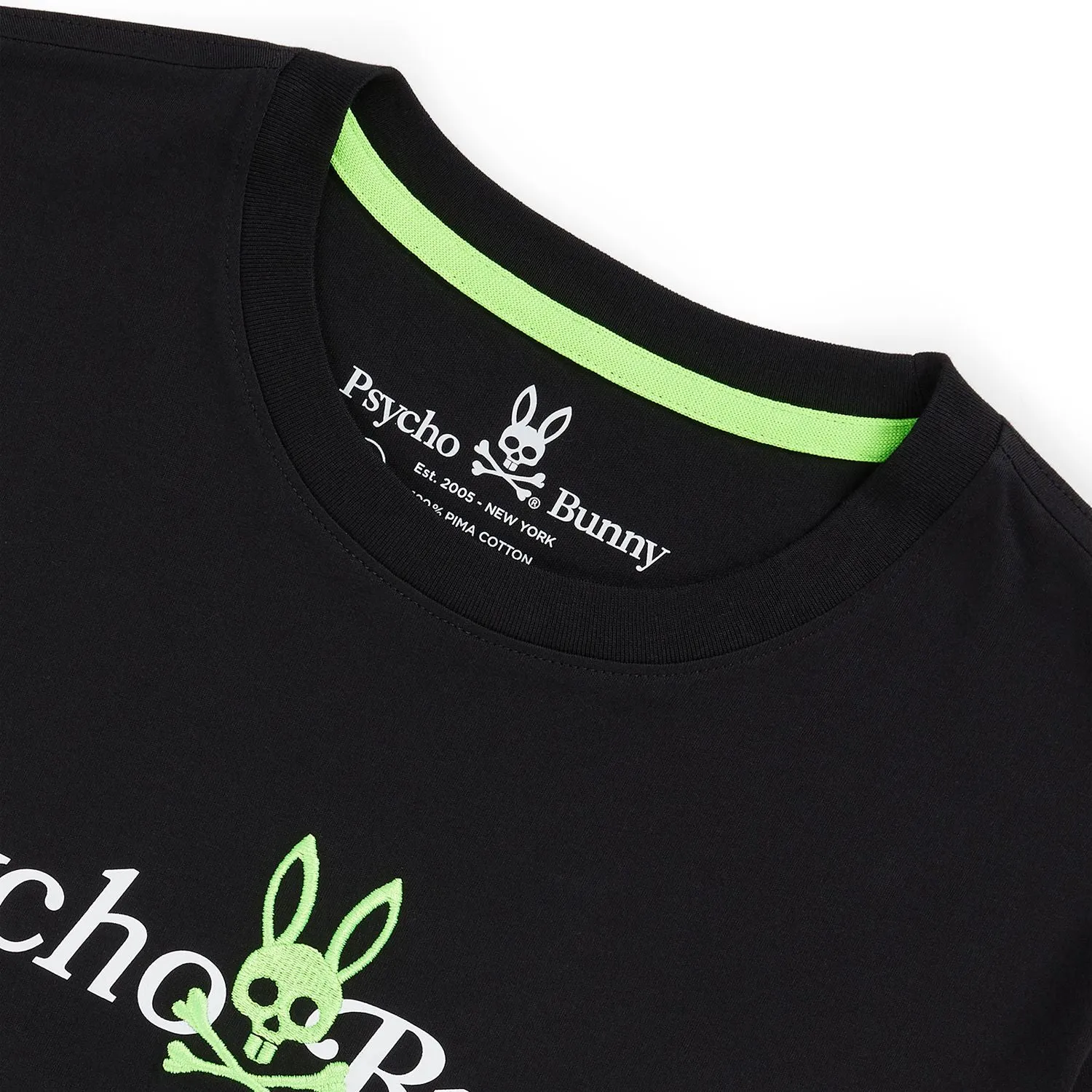 Psycho Bunny Mens Cortlandt Tee - Black