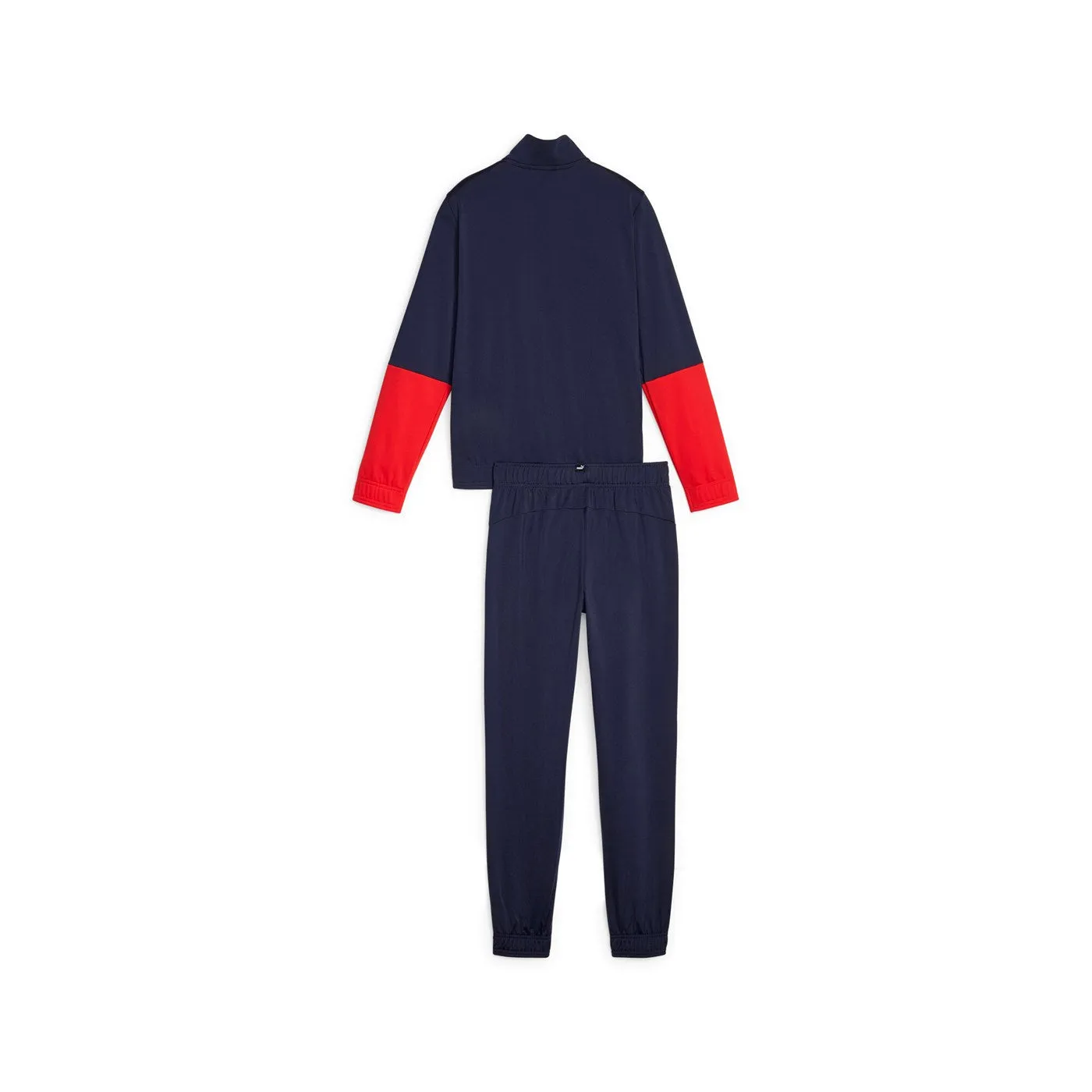 Puma boys' tracksuit in polyester Colorblock 676373-06 blue-red