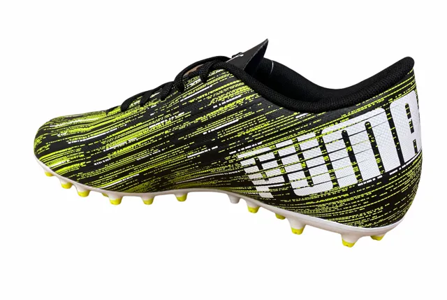 Puma men's football boot Ultra 4.2 MG 106356 02 black-white-yellow