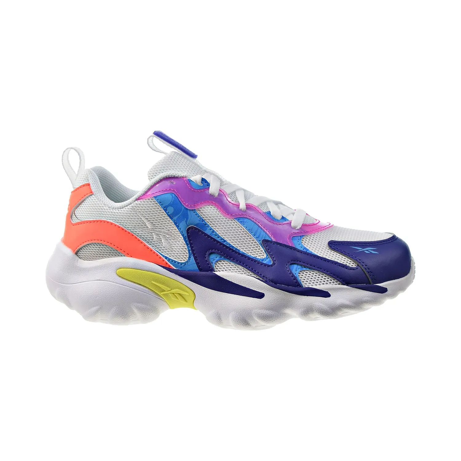 Reebok DMX Series 1000 Men's Shoes White-Solar Yellow-Pink