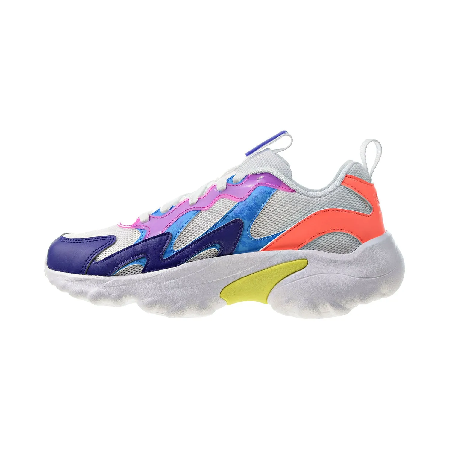 Reebok DMX Series 1000 Men's Shoes White-Solar Yellow-Pink