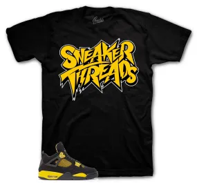 Retro 4 Yellow Thunder Shirt - ST Bolt