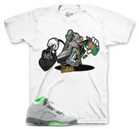 Retro 5 Green Bean Fly Kicks Shirt