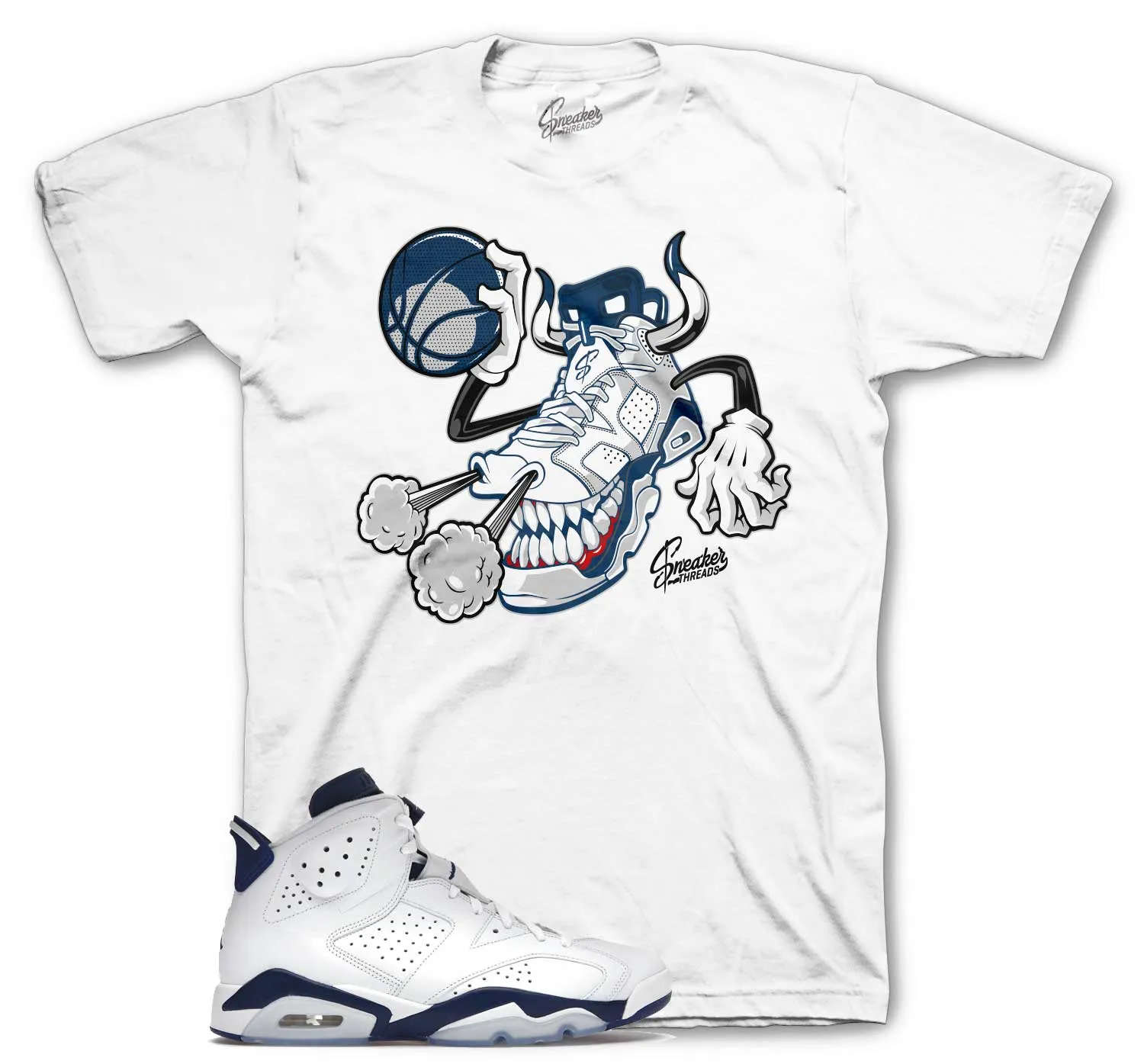 Retro 6 Midnight Navy Fly Kicks Shirt