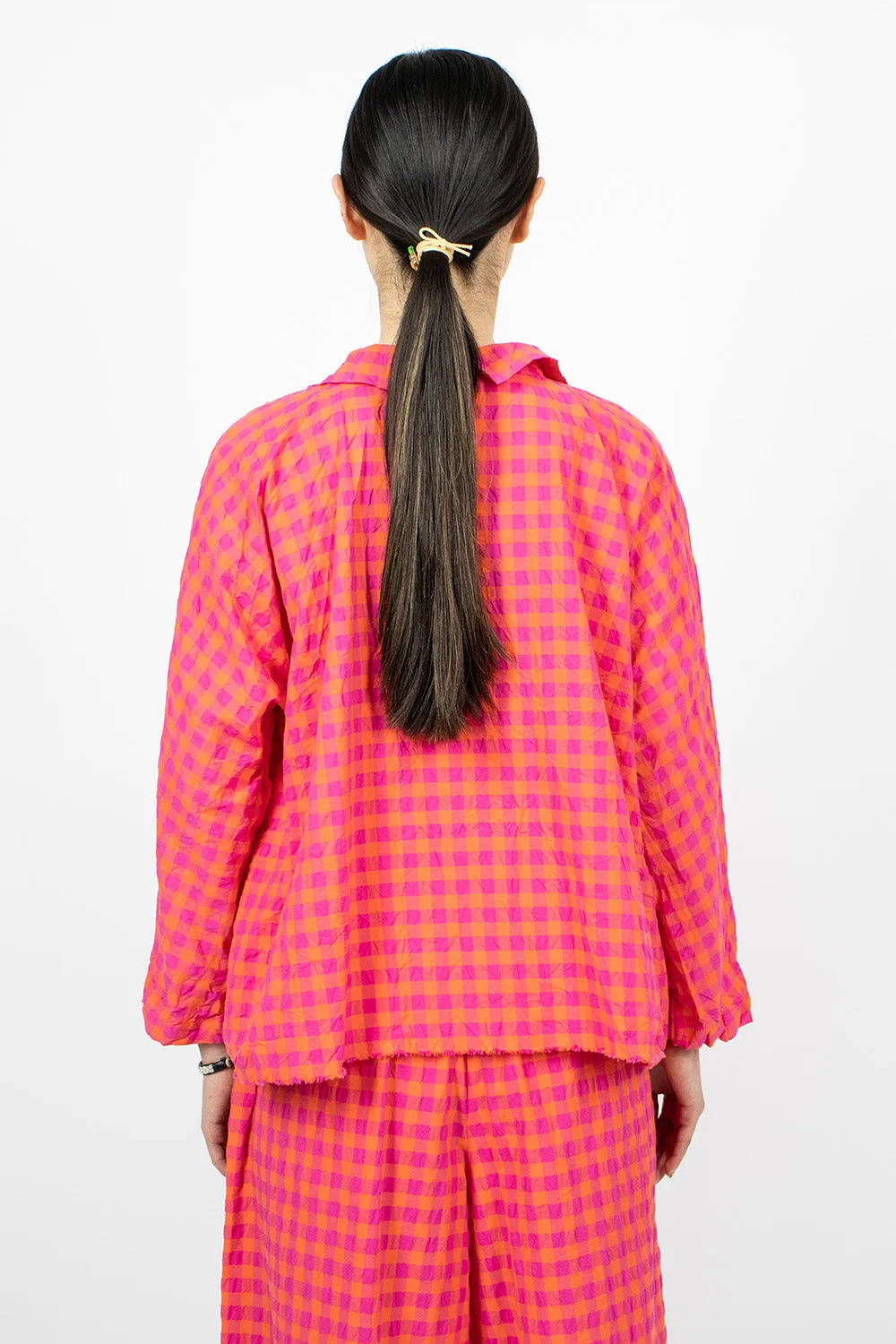 Rossella Shirt Orange/Fuchsia