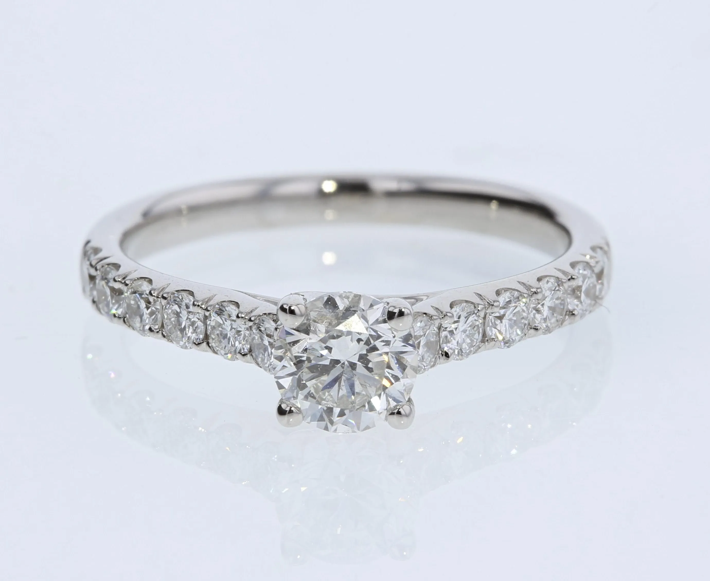 Round Brilliant Engagement Ring 1.25tw