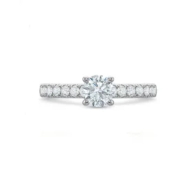 Round Brilliant Engagement Ring 1.25tw