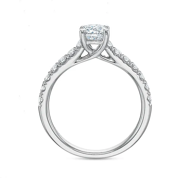 Round Brilliant Engagement Ring 1.25tw