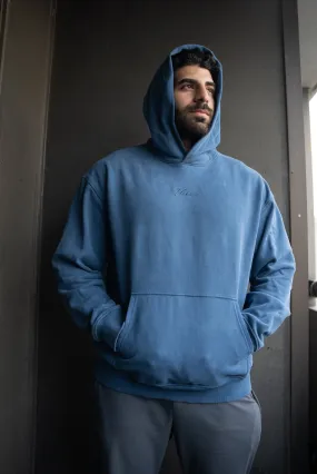 Sapphire Skies Heavyweight Oversized Hoodie