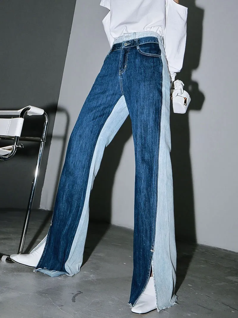 Sawako Loose Denim Wide Leg Pants