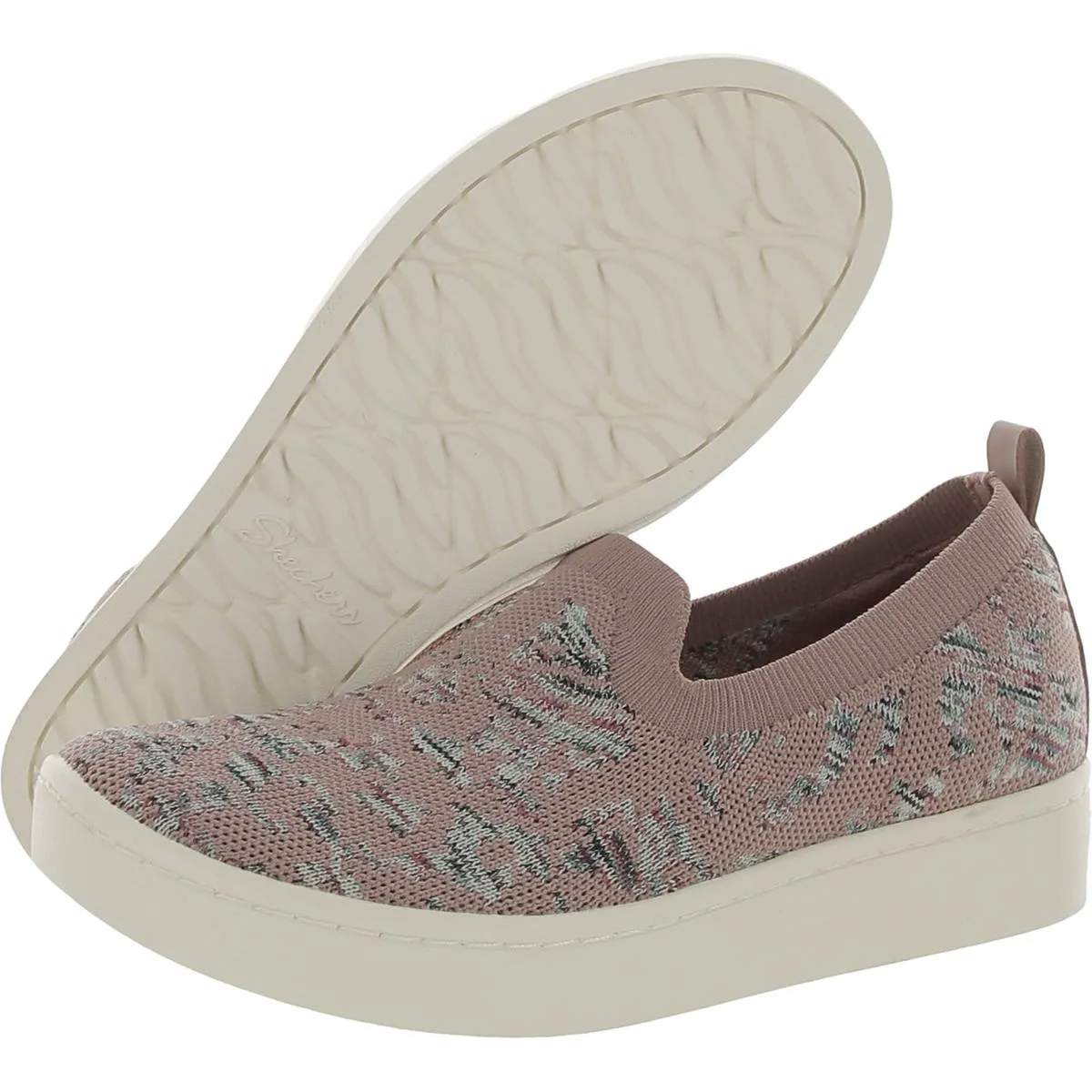 Skechers Womens Arch Fit Cup-Free Blossom Slip On Casual Loafers