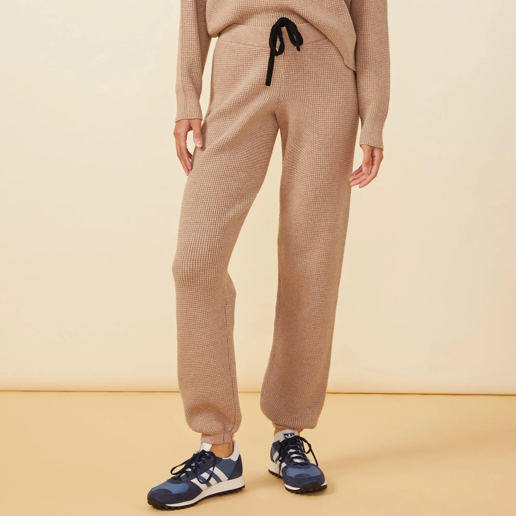 Soft Knit Waffle Oversized Sweats