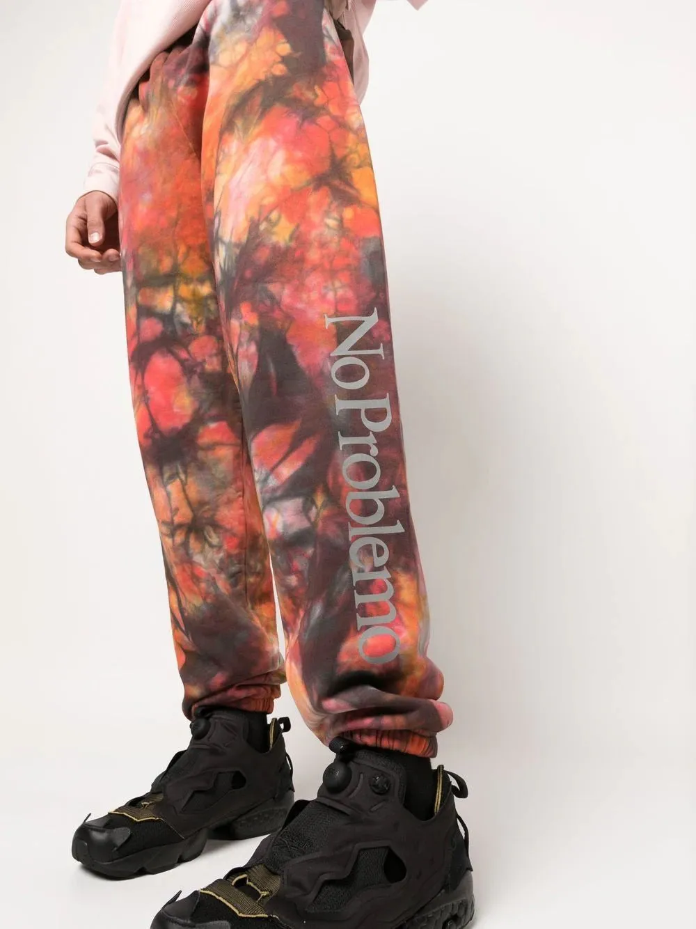 STORM DYE NO PROBLEMO SLOGAN-PRINT SWEATPANTS